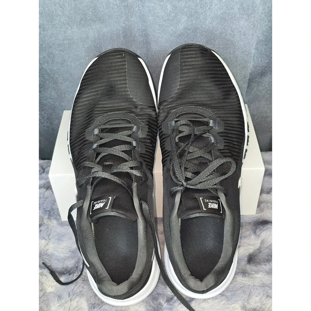 Nike Flex Control 4 Training Shoes‎ Black White CD0197-002 Mens 14